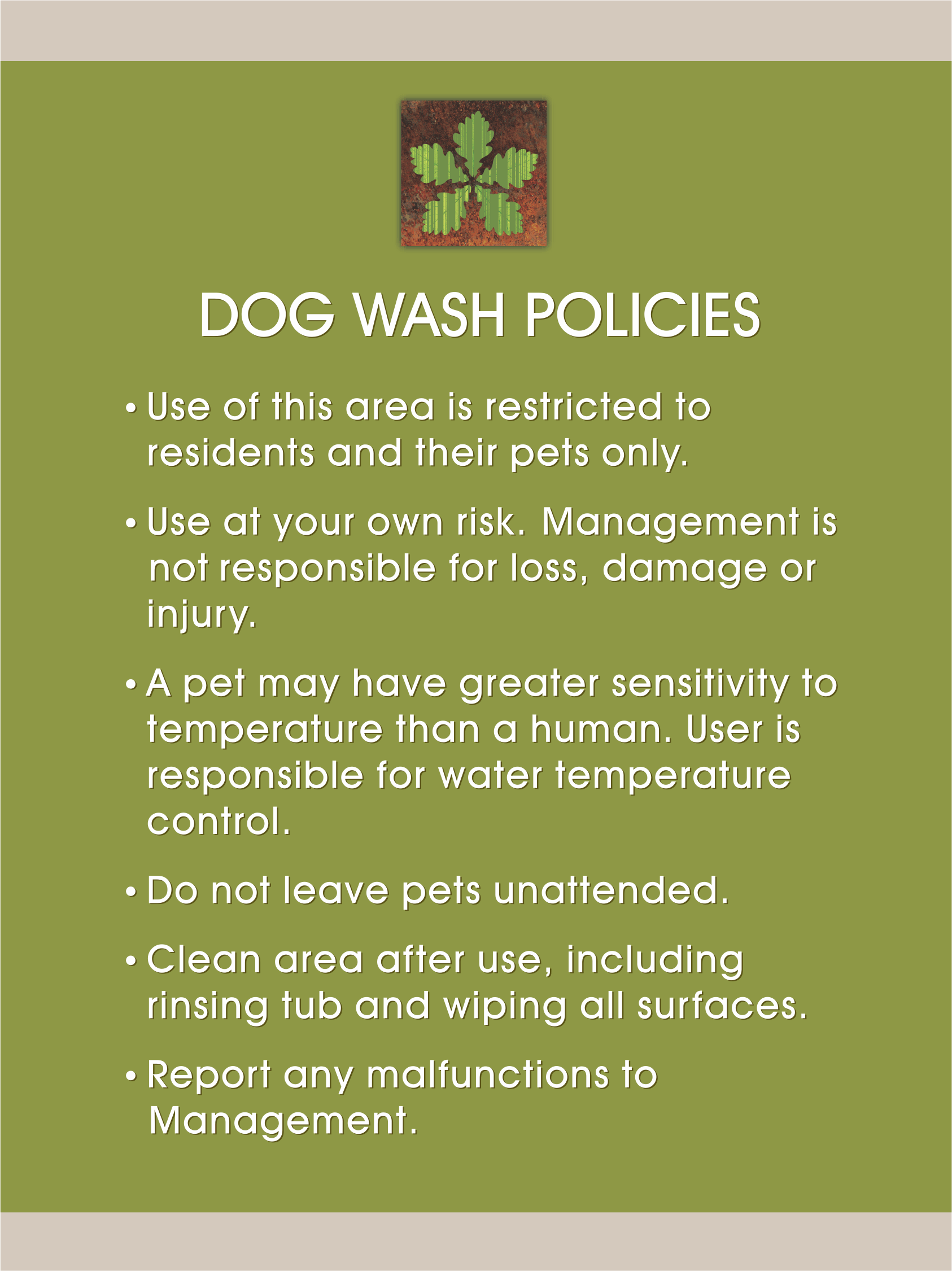 dog-wash-rules-signs-west-custom-sign-across-texas-beyond